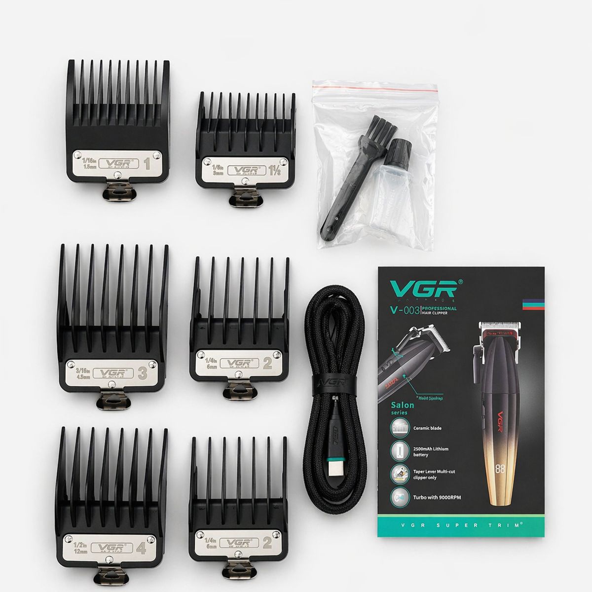 GENERICO - Maquina Cortar pelo Profesional VGR V-003 de 9000RPM