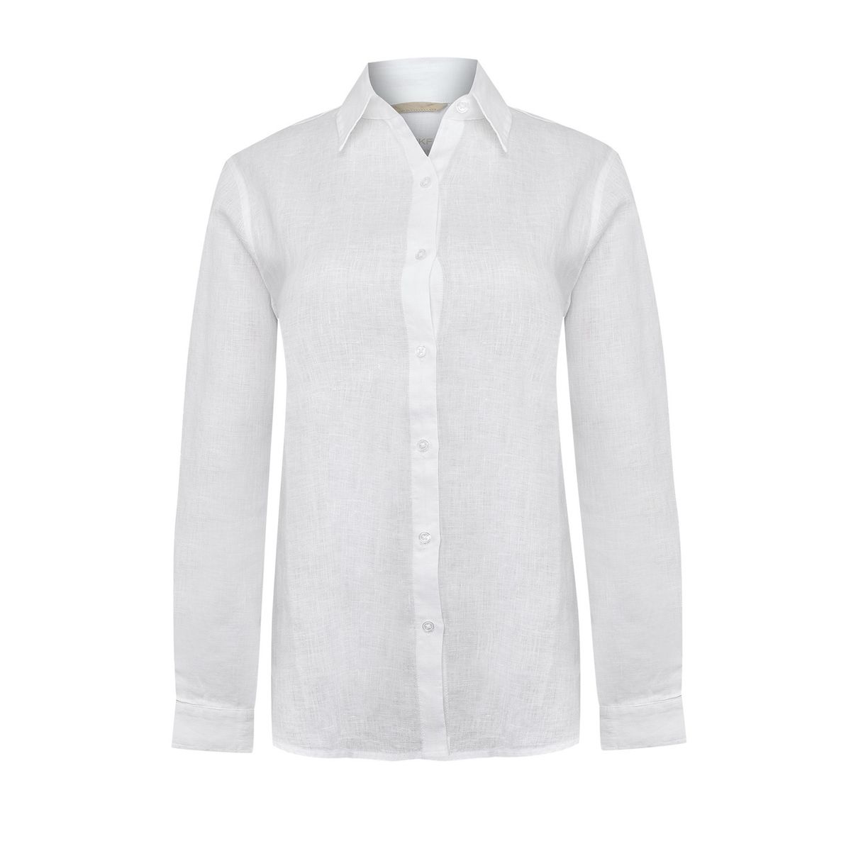 ROCKFORD - Blusa Lino Orgánico Mujer Lirio Blanco ROCKFORD