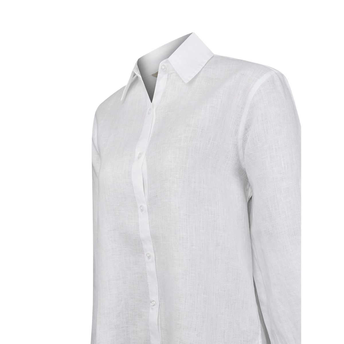 ROCKFORD - Blusa Lino Orgánico Mujer Lirio Blanco ROCKFORD