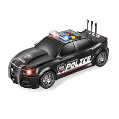 ULTRAX - Auto de Policía de Fricción con Luz, Sonido y Maletero Abatible