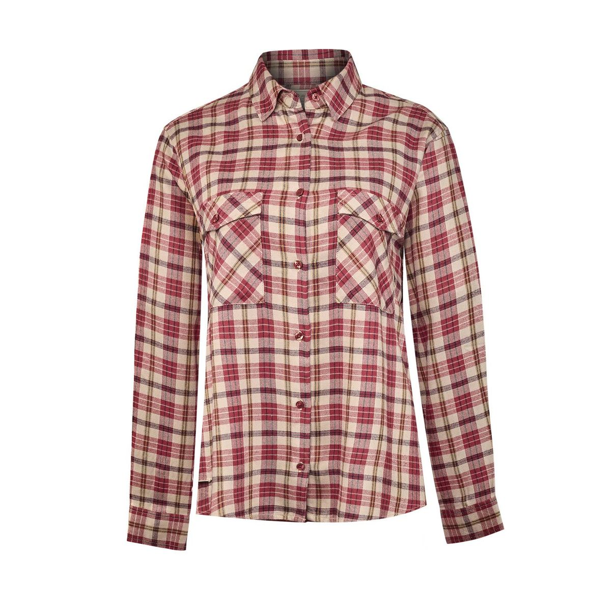 ROCKFORD - Blusa Rayón Mujer Magno Roja ROCKFORD
