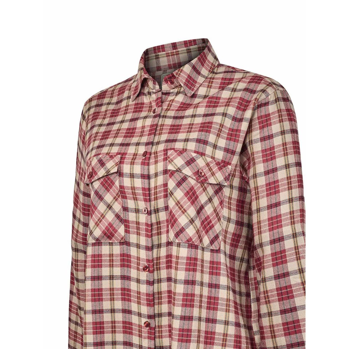 ROCKFORD - Blusa Rayón Mujer Magno Roja ROCKFORD