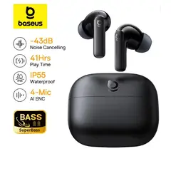 BASEUS - Auriculares Híbridos Bp1 Nc Con Cancelación De Ruido