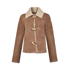 ROCKFORD - Chaqueta Cuero Mujer Berian Café