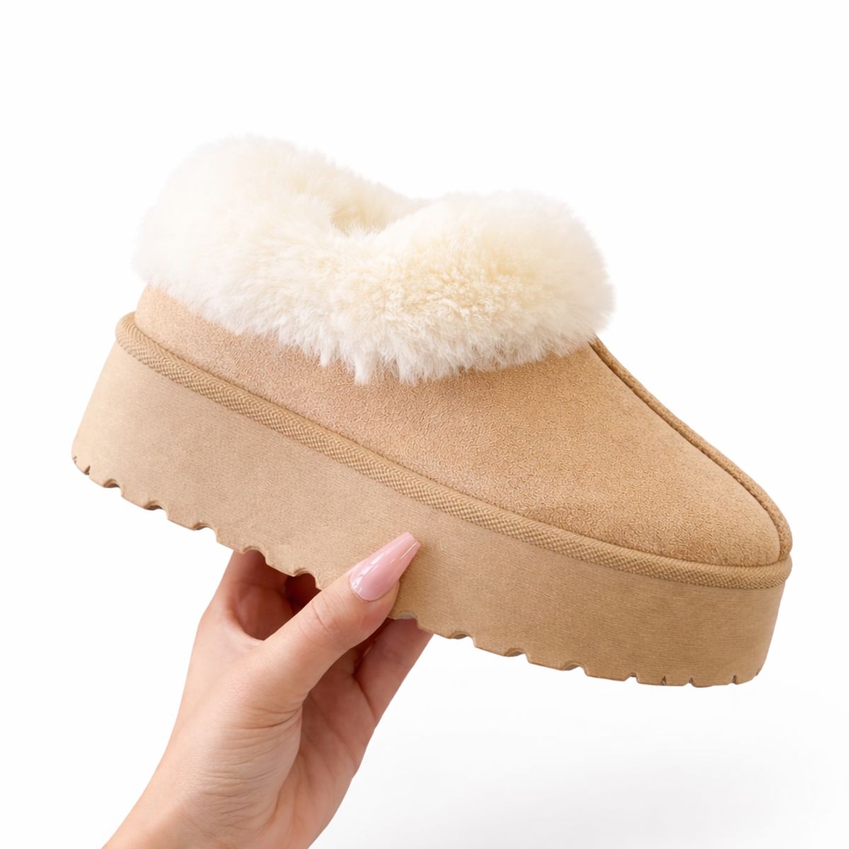 AGW - Bota mujer slipper plataforma y chiporro