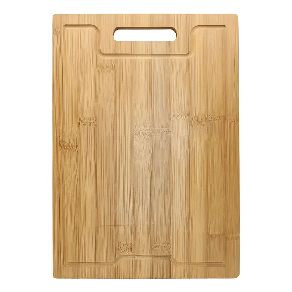GENERICO - Tabla De Cortar Bambú 40x30 Cm Con Asa Para Cocina