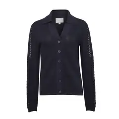 ROCKFORD - Sweater Algodón Orgánico Mujer Angelonia Azul