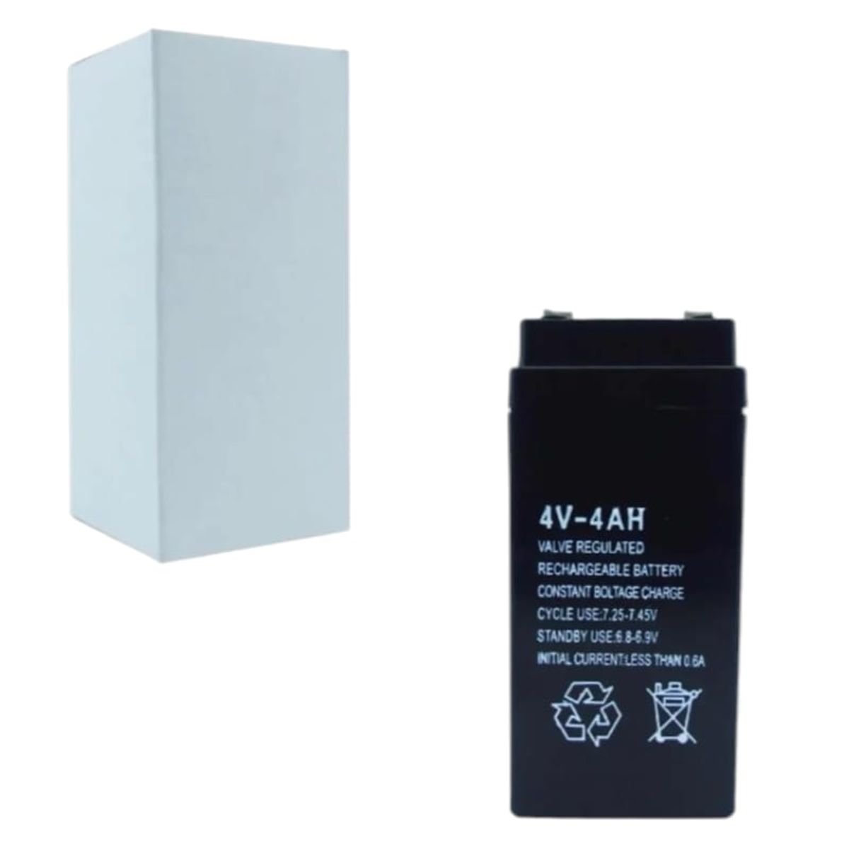 GENERICO - BATERÍA 4 VOLT  AMPERES REPUESTOS IDEAL BALANZAS