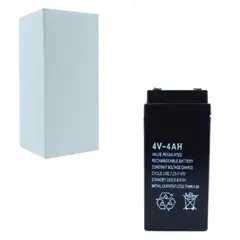GENERICO - BATERÍA 4 VOLT AMPERES REPUESTOS IDEAL BALANZAS