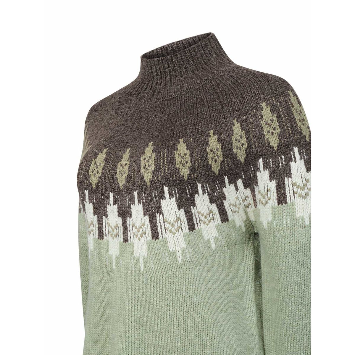 ROCKFORD - Sweater Lana Mujer Mountain Verde ROCKFORD