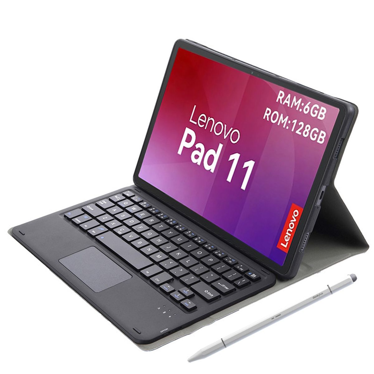 LENOVO - Tablet Lenovo  pad 11 2025 6+128GB  WIFI 2.5K-Gris+Teclado Negro+Lápiz táctil Lenovo