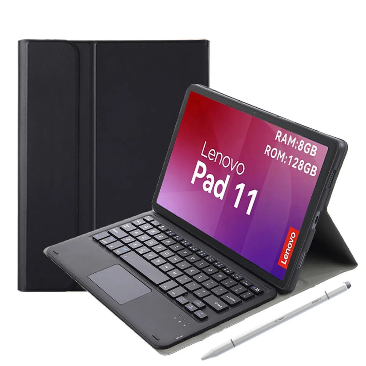 LENOVO - Tablet Lenovo  pad 11 2025 8+128GB  WIFI 2.5K-Gris+Teclado Negro+Lápiz táctil Lenovo