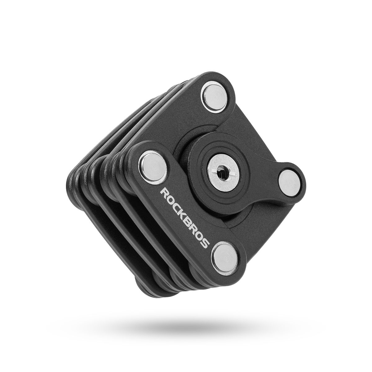 ROCKBROS - Candado Bicicleta Plegable Anti Robo Soporte 519g ROCKBROS WD795