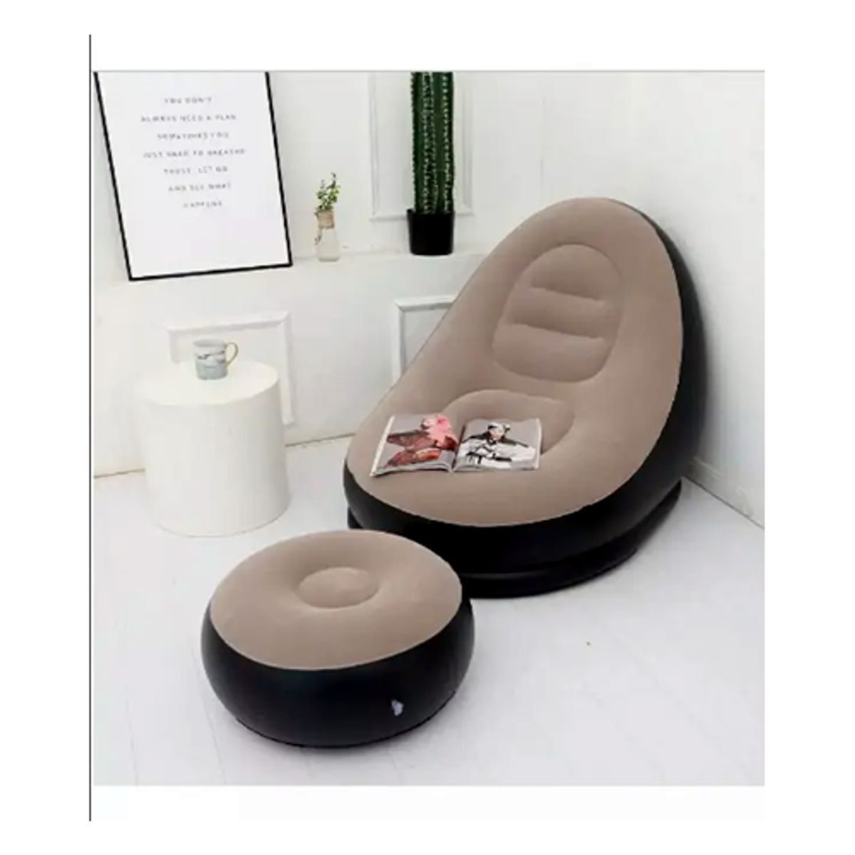 MOVI - Sofá Sillón Inflable Con Posa Pies