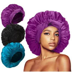 TIOZONEY - 3psc Gorro de Satén para Dormir