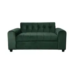DISEÑOS VALESTRINI - SOFA DOS CUERPOS BRAZO REDONDO EN FELPA