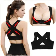 TIOZONEY - Faja Correctora De Postura Para Mujer-Negro