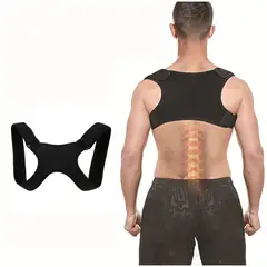 TIOZONEY - Corrector De Postura Invisible Unisex- Negro