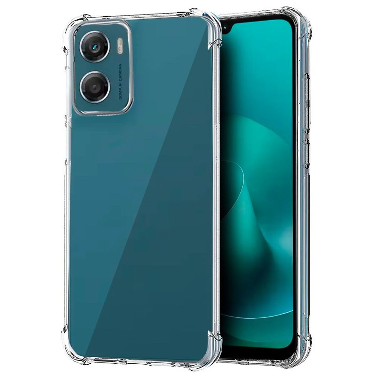 GENERICO - CARCASA TRANSPARENTE ANTIGOLPE PARA MOTOROLA G06