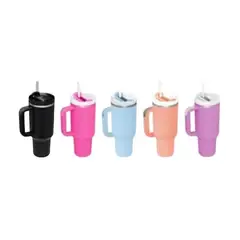 GENERICO - VASO COOLER TERMICO CON BOMBILLA 200 ML