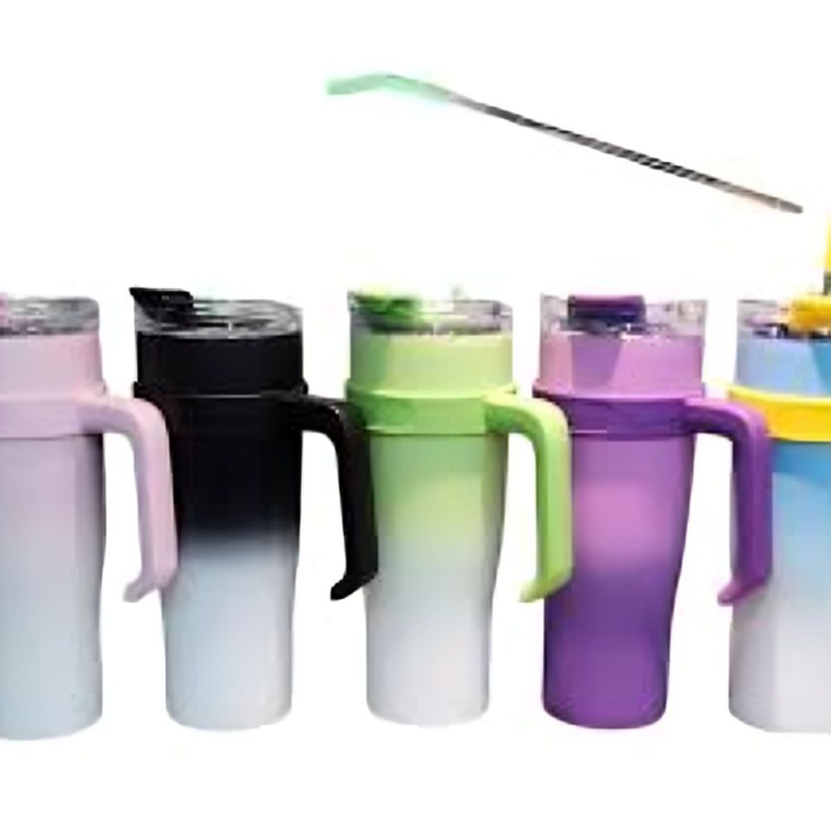 GENERICO - VASO COOLER TERMICO CON BOMBILLA1200ML