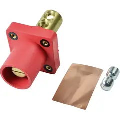 GENERICO - Conector Marinco Camlock Macho 400A 600V Serie CLS40MRB-C Rojo