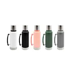GENERICO - BOTELLA TÉRMICA 1L DOBLE CAPA INOX - MANTIENE FRÍO Y CALOR