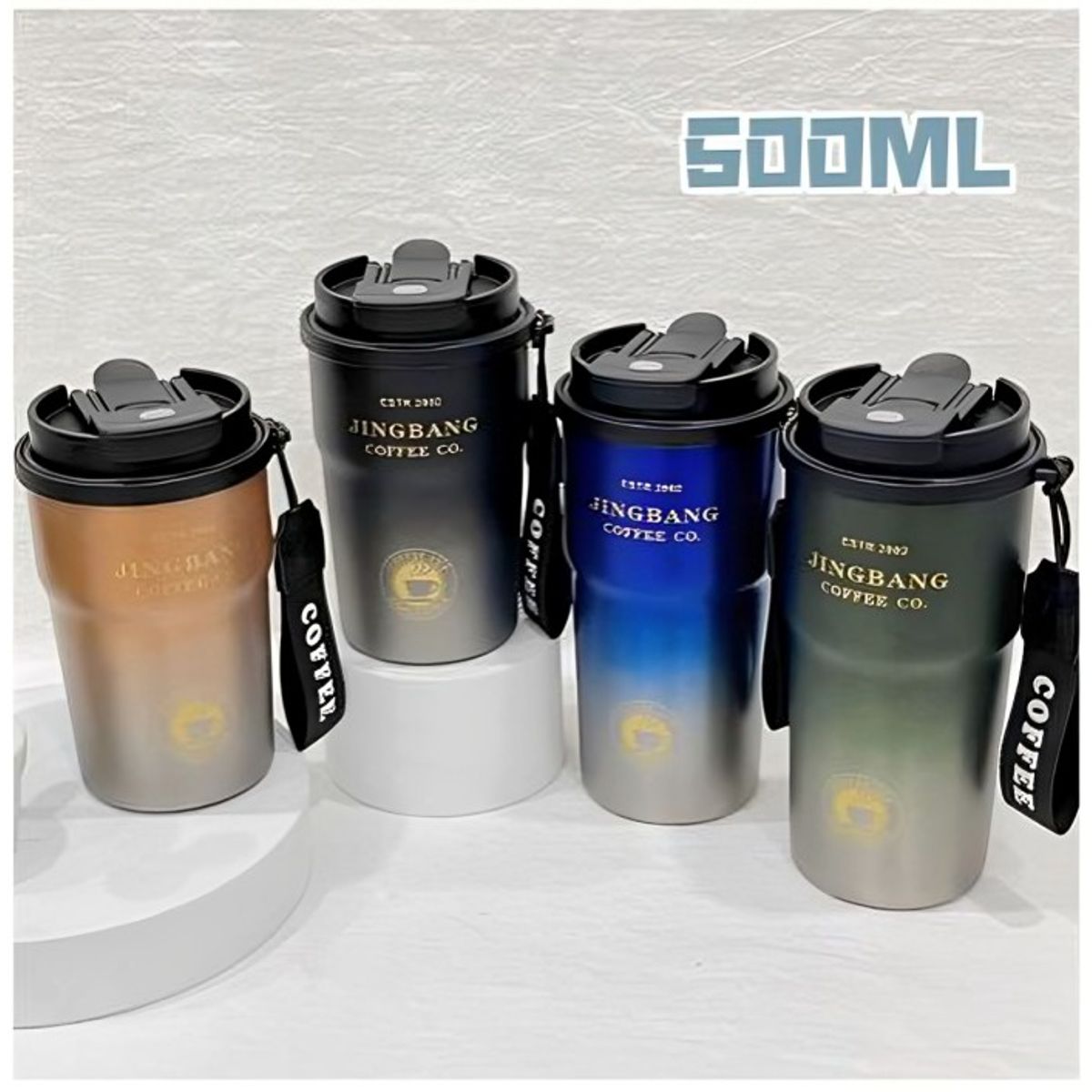 GENERICO - VASO TERMICO 500ML ACERO INOXIDABLE