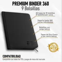 MITOS Y LEYENDAS - Carpeta Premium - TOPDECK 360 color Negro