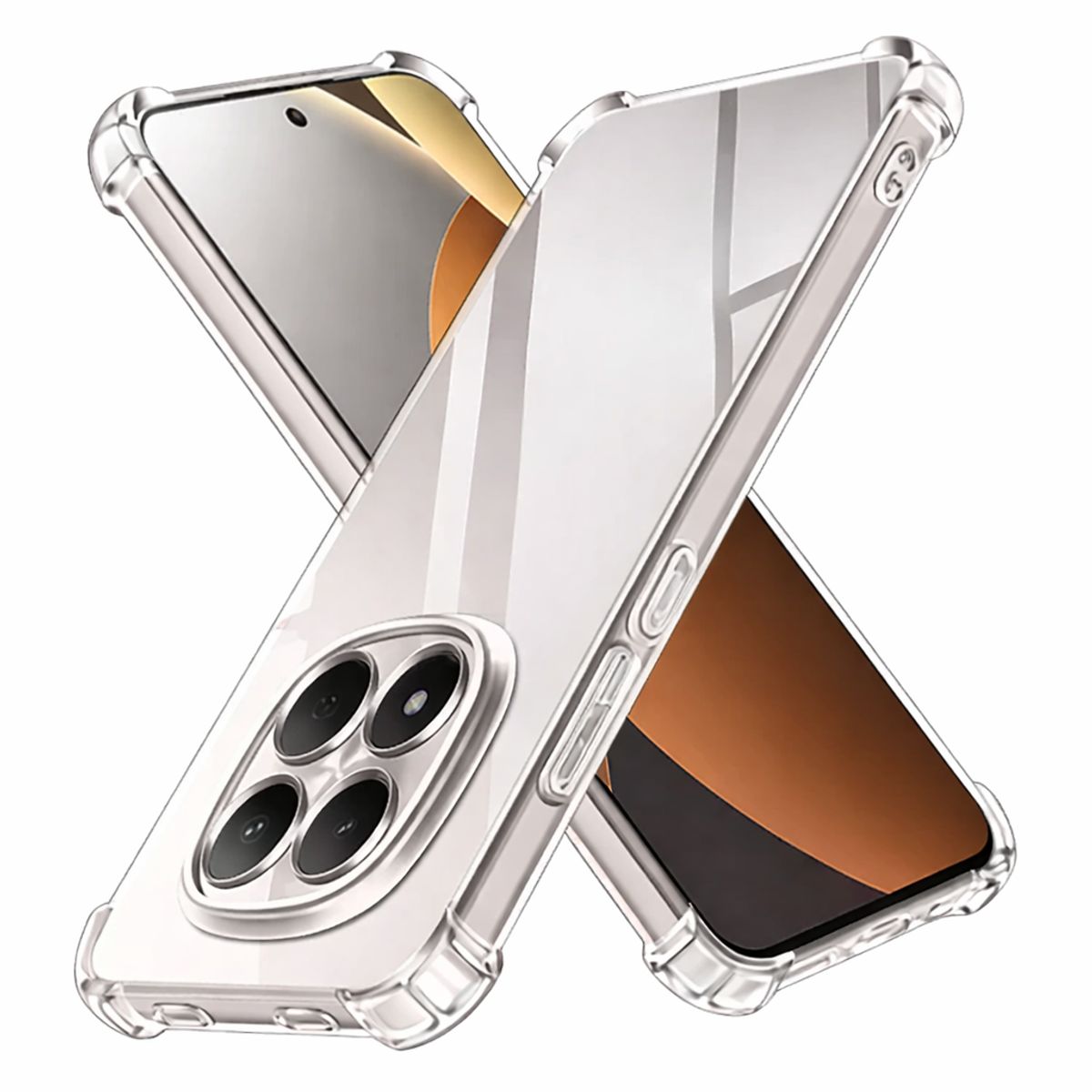 GENERICO - CARCASA TRANSPARENTE ANTIGOLPE PARA XIAOMI REDMI NOTE 15 PRO+ 5G