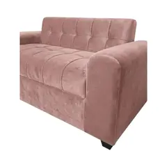DISEÑOS VALESTRINI - SOFA TRES CUERPOS BRAZO REDONDO EN FELPA