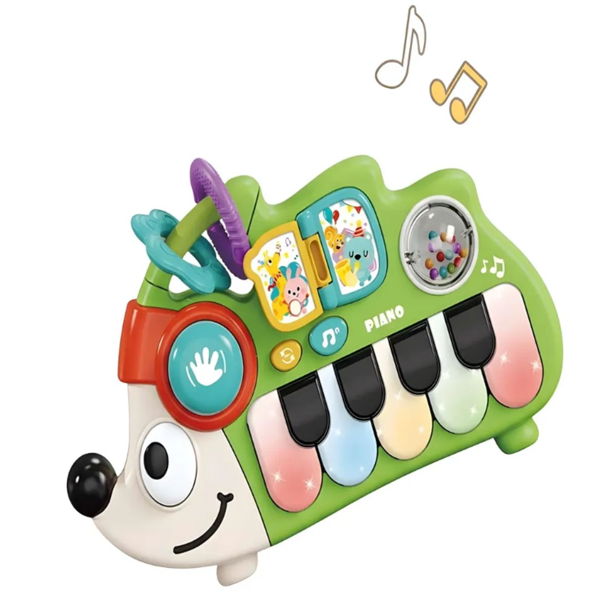 GENERICO - Piano Musical Sensorial Erizo Verde