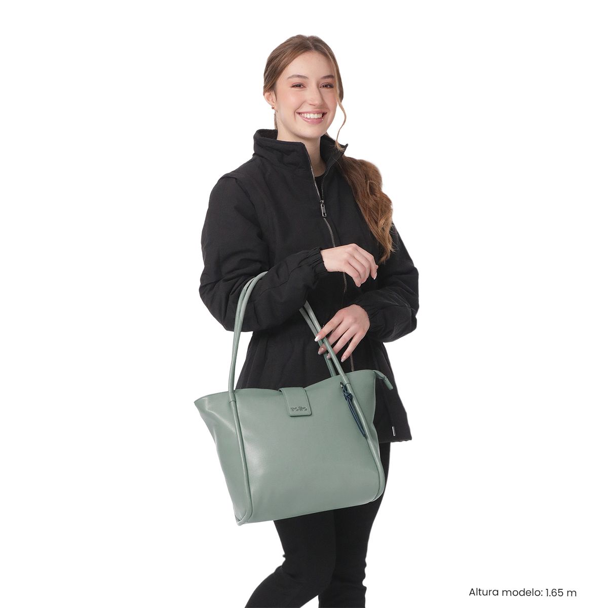 TOTTO - Tote Bag para Mujer Soul Mediano Verde