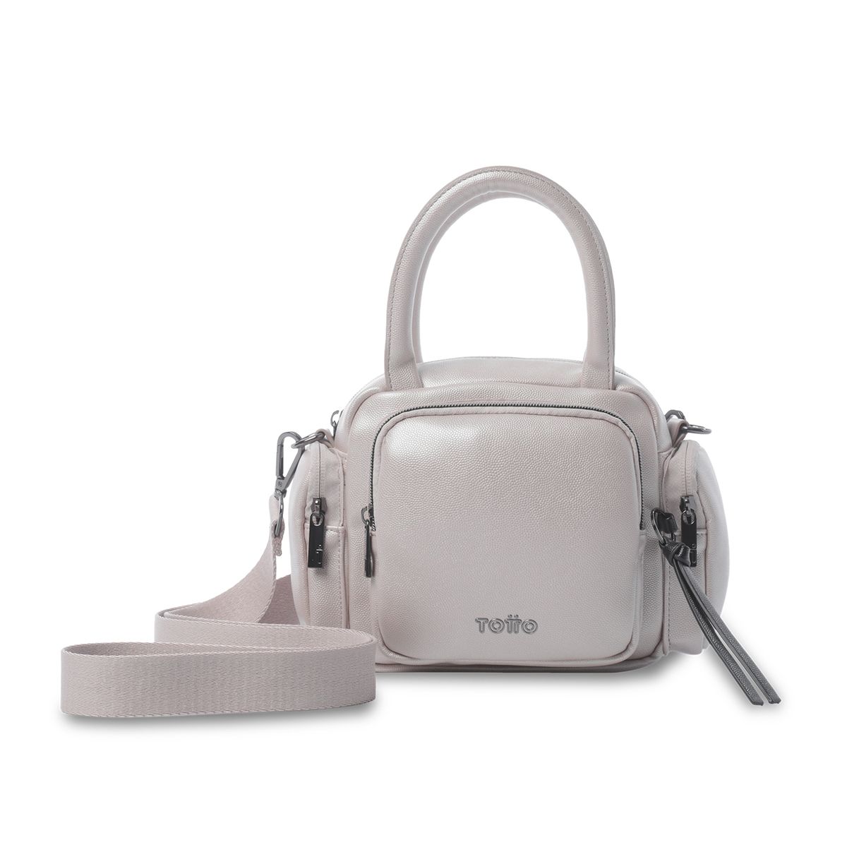 TOTTO - Bolso para Mujer Soul tipo Crossbody Pequeño Beige