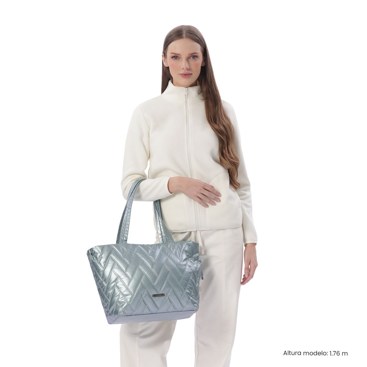 TOTTO - Shopping Bag Mediano para Mujer Savanha Verde