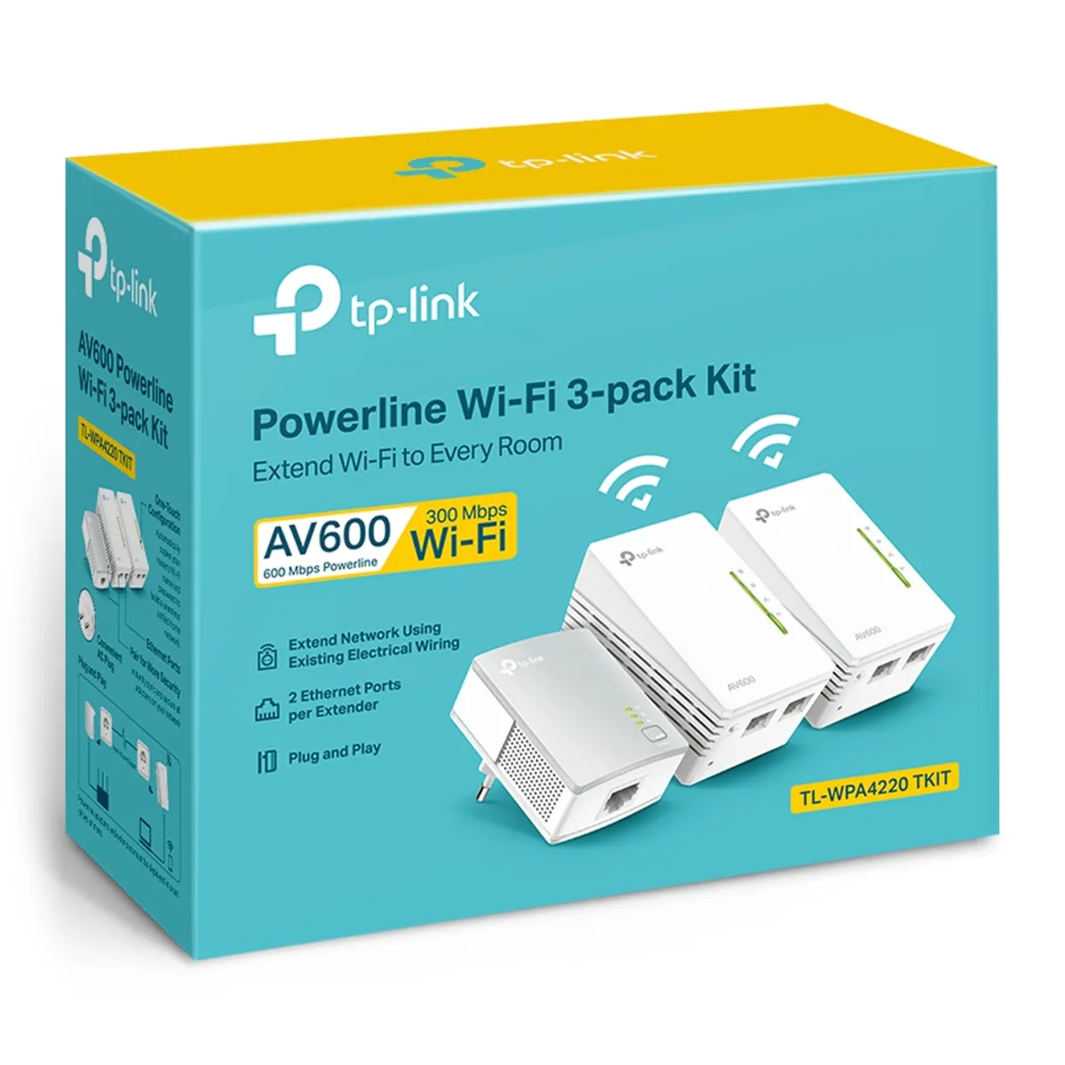 GENERICO - Extensor Powerline TP-Link AV600