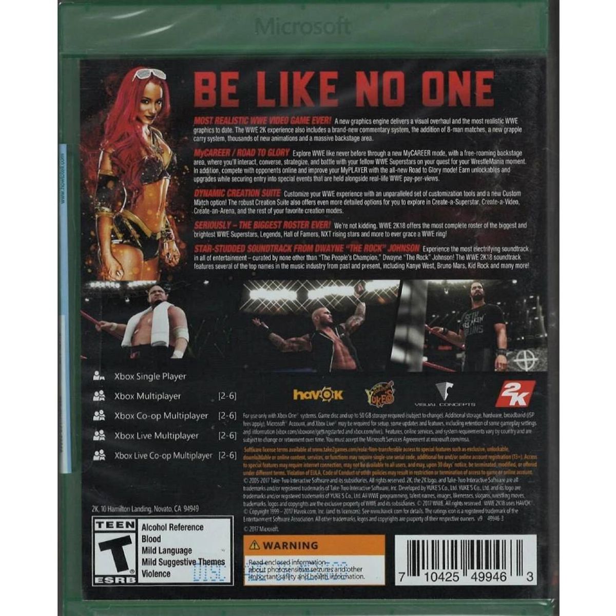 MICROSOFT - WWE 2K18 - Xbox One