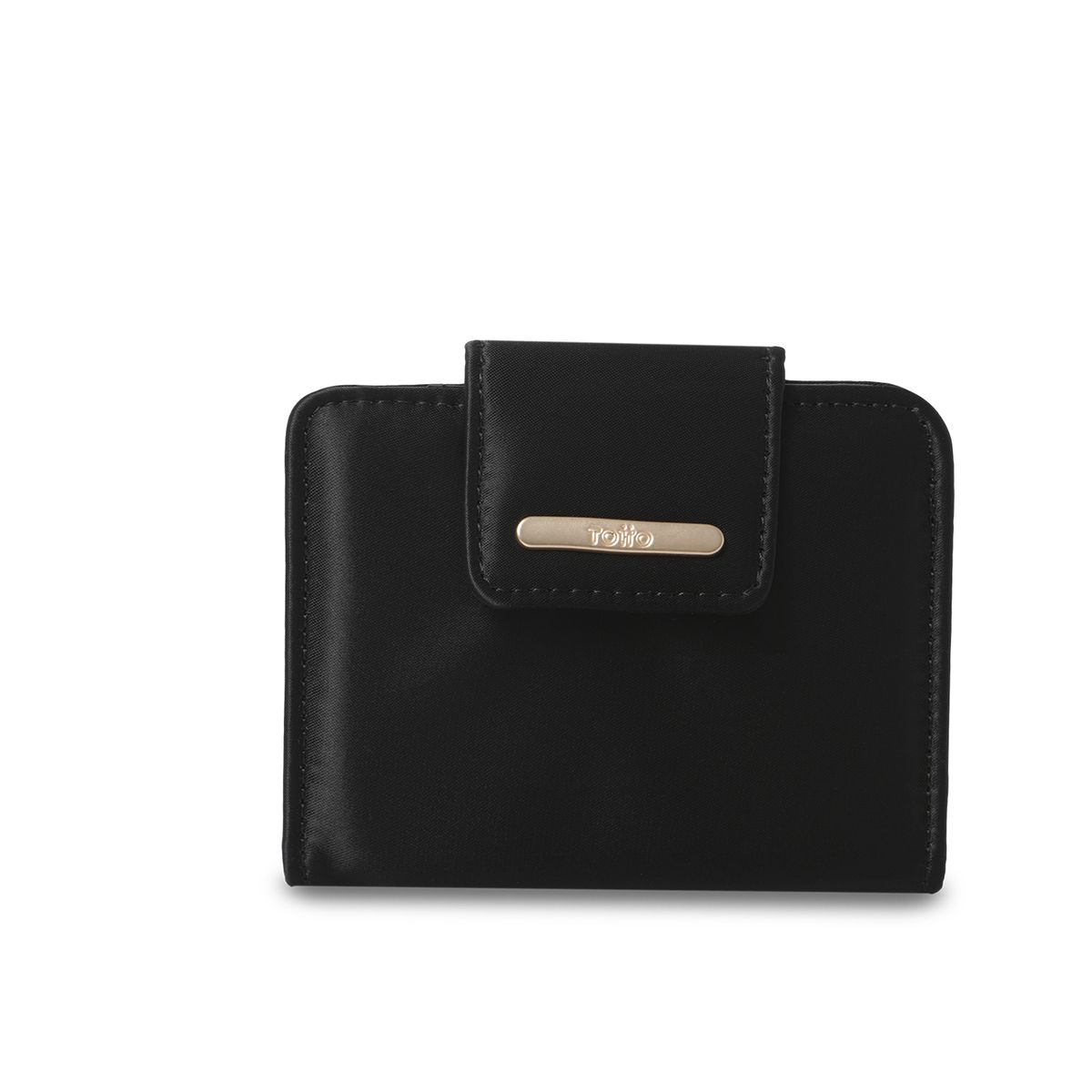 TOTTO - Portadocumentos Bel con RFID Blocker Negro