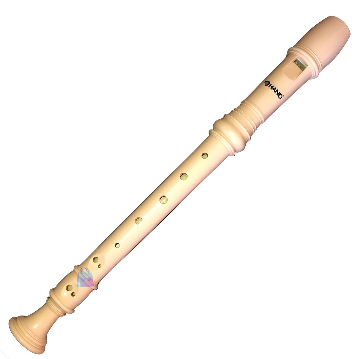 HAND - Flauta Dulce Disposición Alemana con Estuche y Bagueta - PS