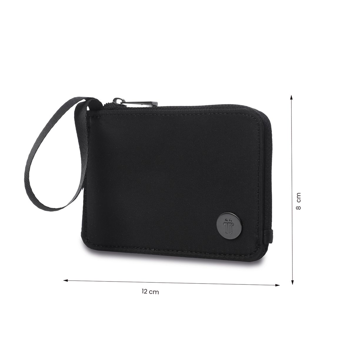 TOTTO - Kit Corneana 2 Riñonera+Cosmetiquera+Monedero+Postal Negro