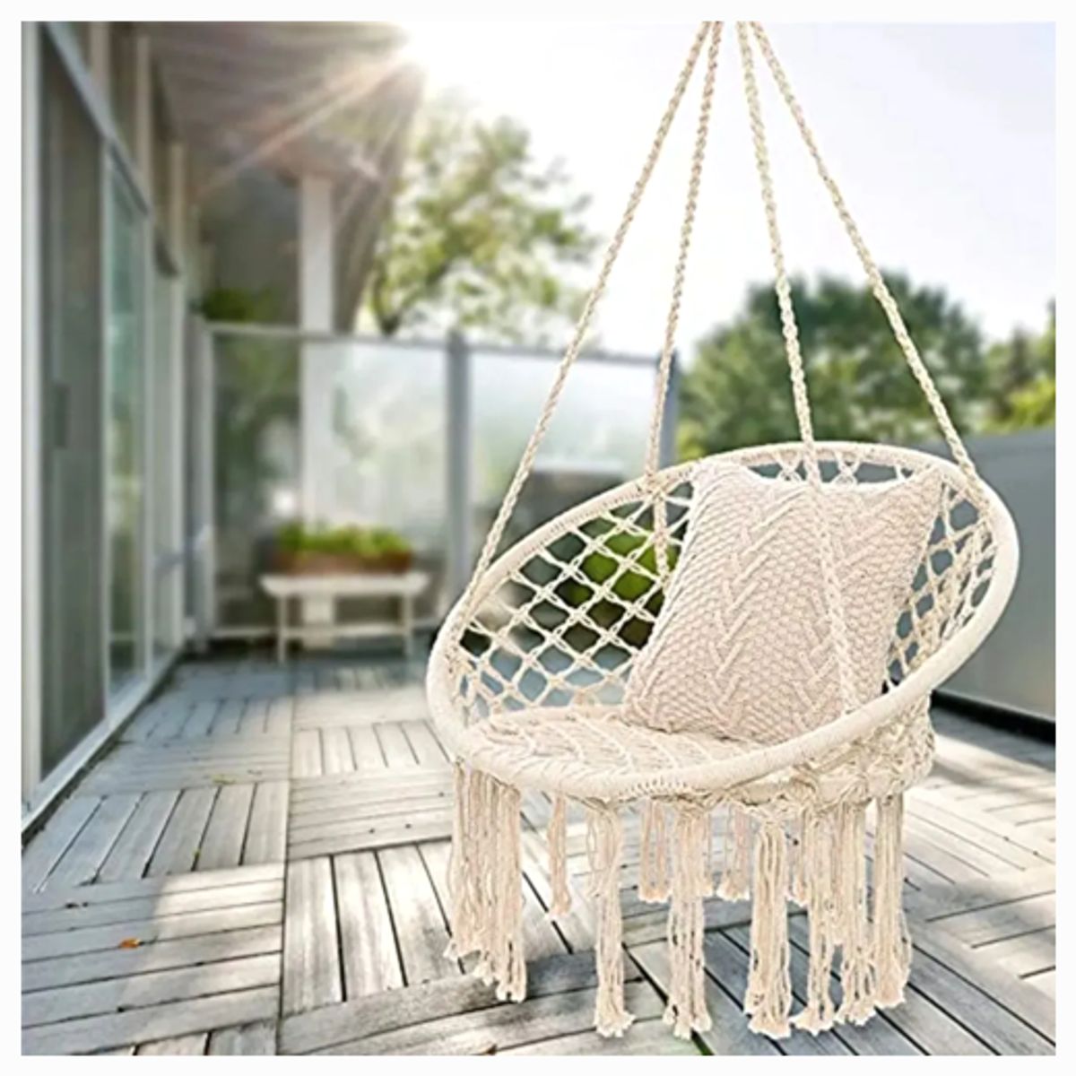 MOVI - Silla Hamaca colgante para interior o exterior
