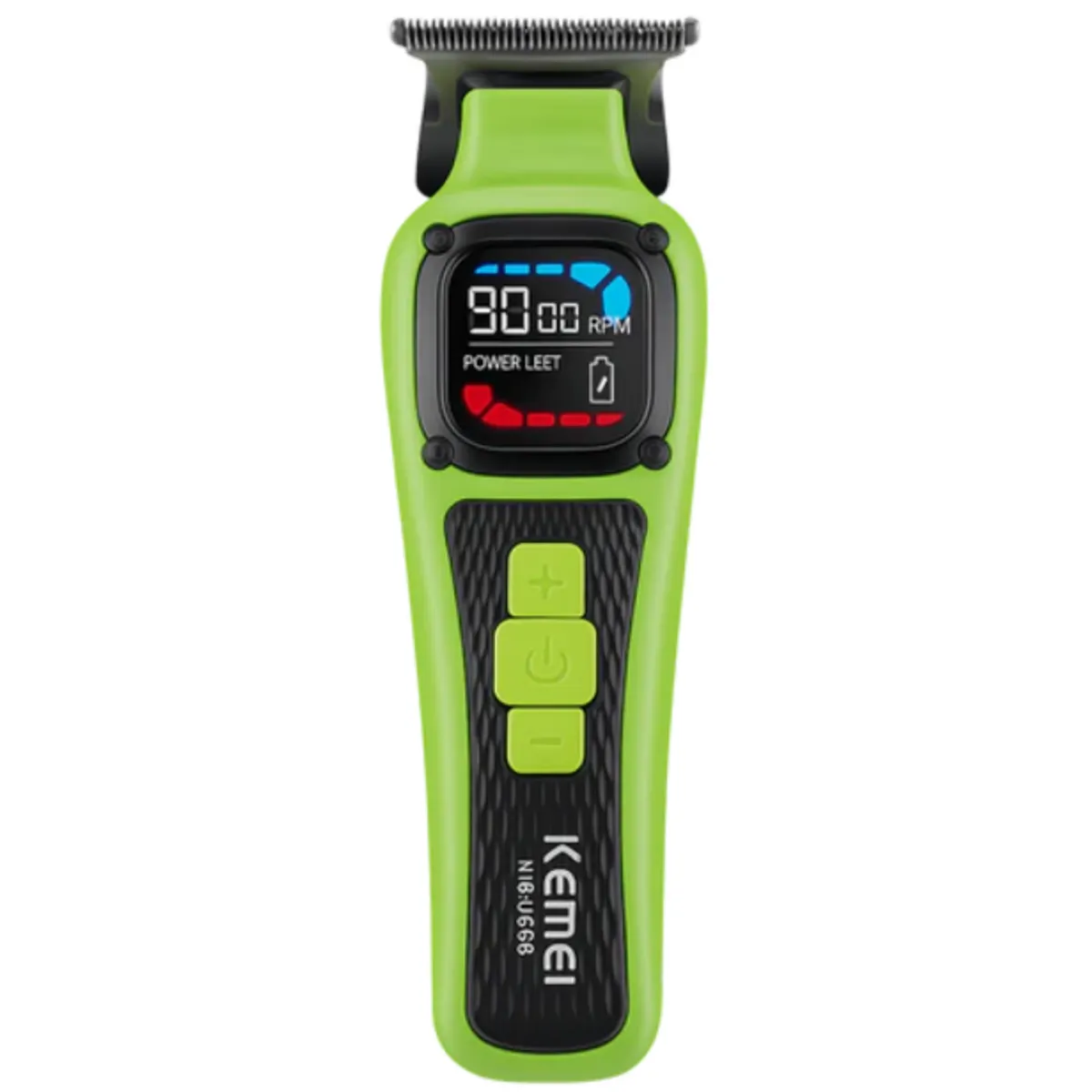 GENERICO - Máquina Trimmer Profesional Kemei 1863 Verde