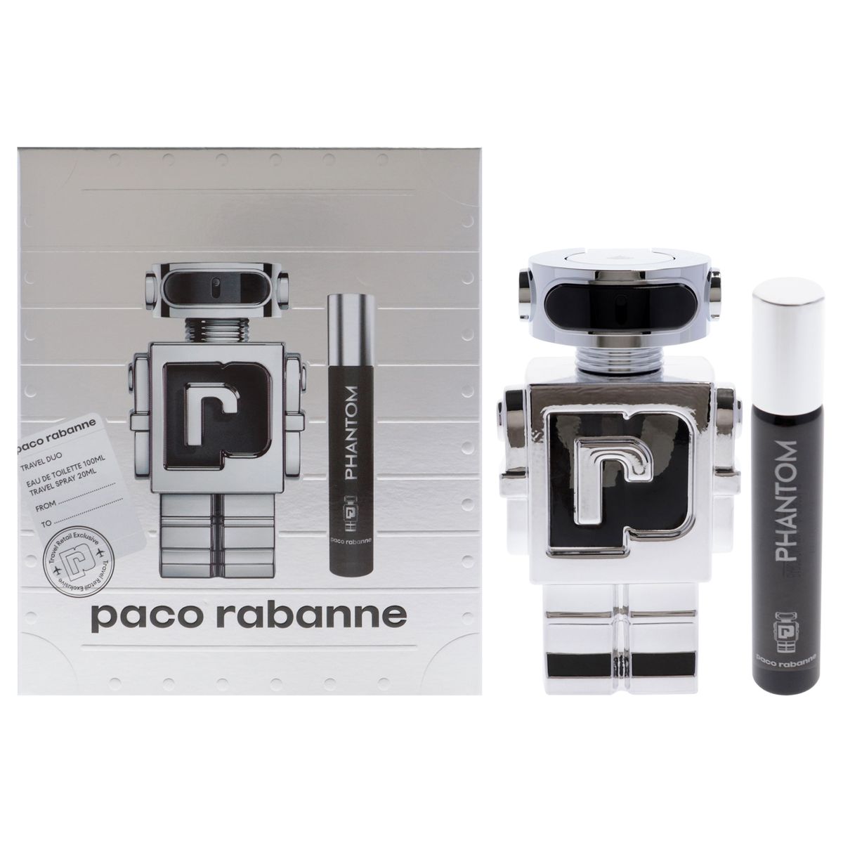 RABANNE - Perfume Rabanne Phantom Hombre Set 2 Pzs 100 ml + 20 ml EDT