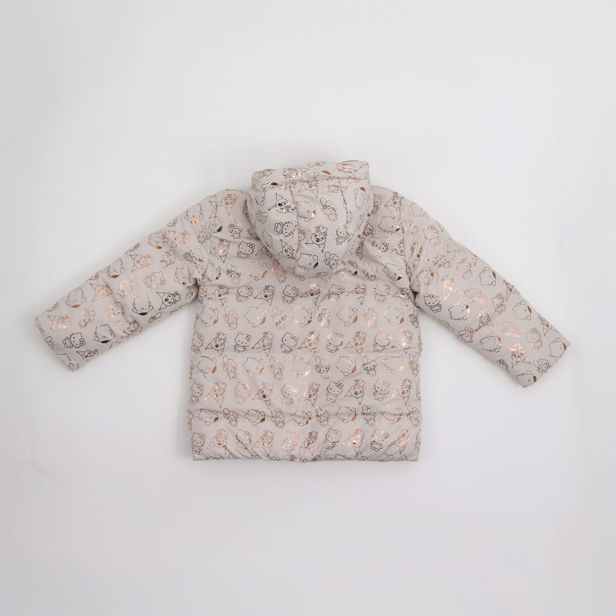 HELLO KITTY - Parka Niña Full Print Friends Beige Hello Kitty