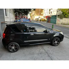 GENERICO - Bota Aguas de Acrílico 2mm plano Negro Brillante a Medida Aveo Ls Hatchback 2008 a 2011 2 puertas