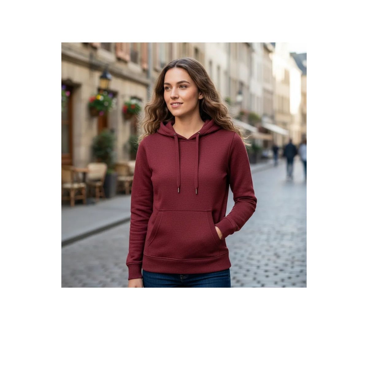 LOOK SHOP - Polerón Canguro Con Capucha Liviano. Sin Polar Mujer Colores 137