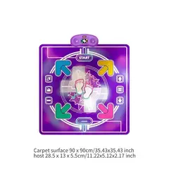 GENERICO - ALFOMBRA DE BAILE JUGUETE INFANTIL LUCES LED