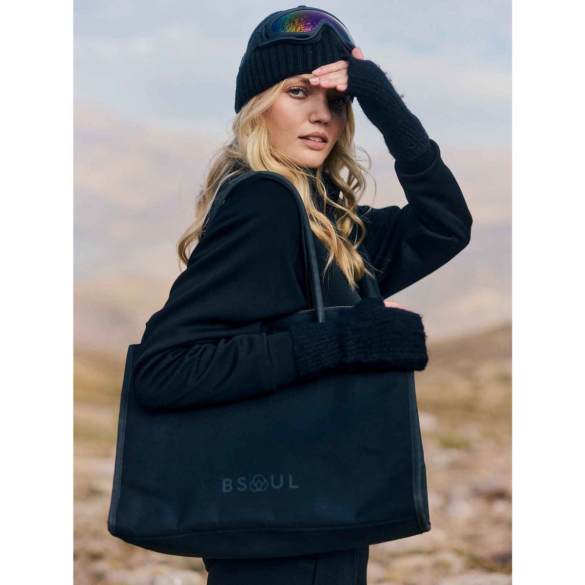 BSOUL - Bolso Mujer Belly Negro BSOUL