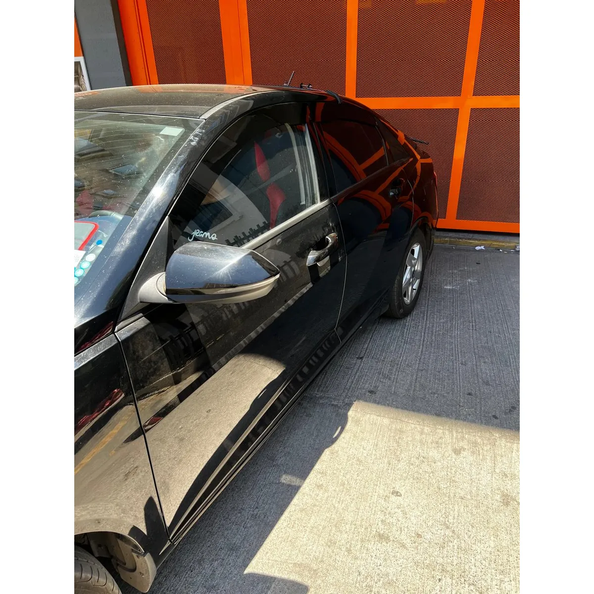 GENERICO - Bota Aguas de Acrílico 2mm plano Negro Brillante a Medida Hyundai accent 2021 a 2023