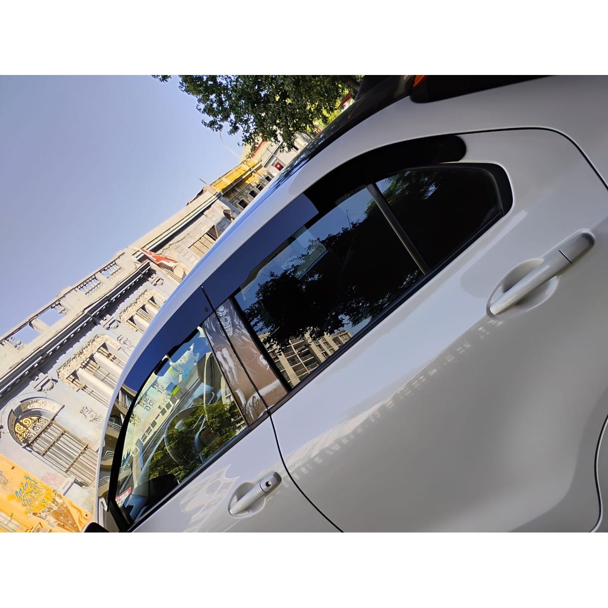 GENERICO - Bota Aguas de Acrílico 2mm plano Negro Brillante a Medida auto Suzuki dzire del 2017 al 2023